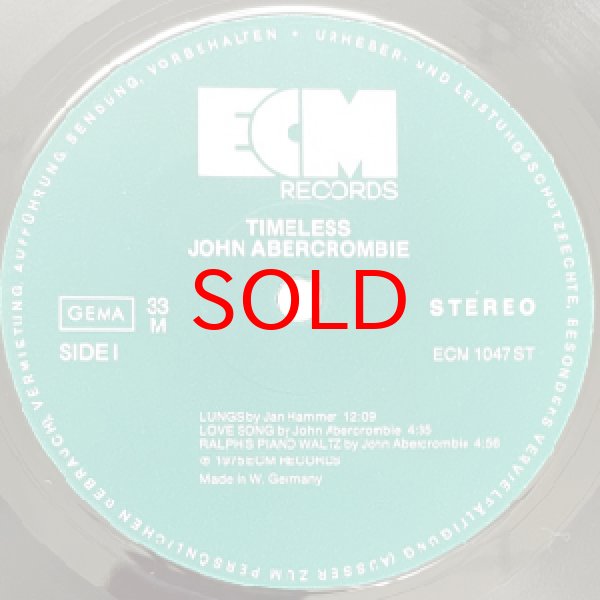 画像2: JOHN ABERCROMBIE -  TIMELESS (2)