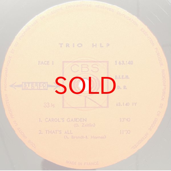 画像2: DANIEL HUMAIR / EDDY LOUISS / JEAN LUC PONTY -  TRIO HLP (2)