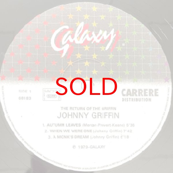 画像2: JOHNNY GRIFFIN -  RETURN OF THE GRIFFIN (2)