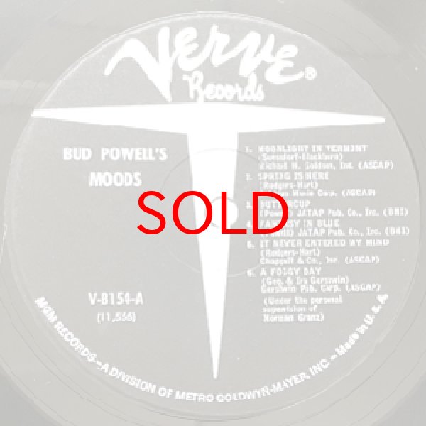 画像2: BUD POWELL -  BUD POWELL MOODS (2)