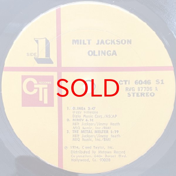 画像2: MILT JACKSON -  OLINGA (2)