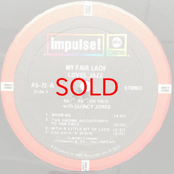 画像2: BILLY TAYLOR TRIO WITH QUINCY JONES -  MY FAIR LADY LOVES JAZZ (2)