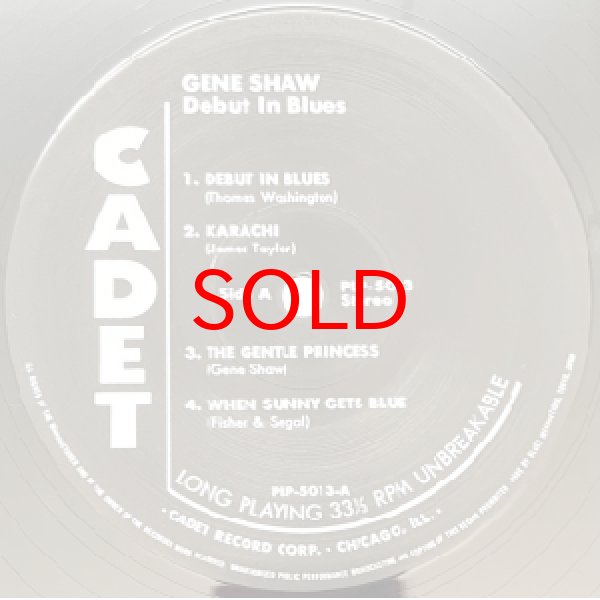 画像2: GENE SHAW -  DEBUT IN BLUES (2)
