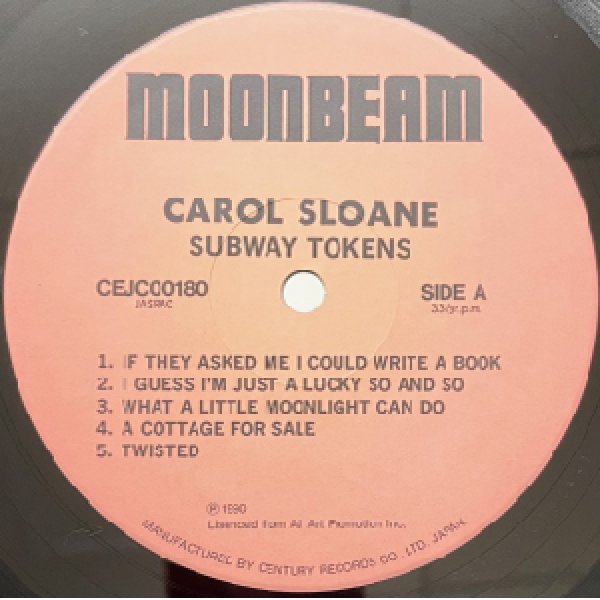 Carol Sloane – Subway Tokens – Vinyl (LP, Stereo