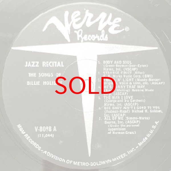 画像2: BILLIE HOLIDAY / RALPH BURNS -  JAZZ RECITAL (2)