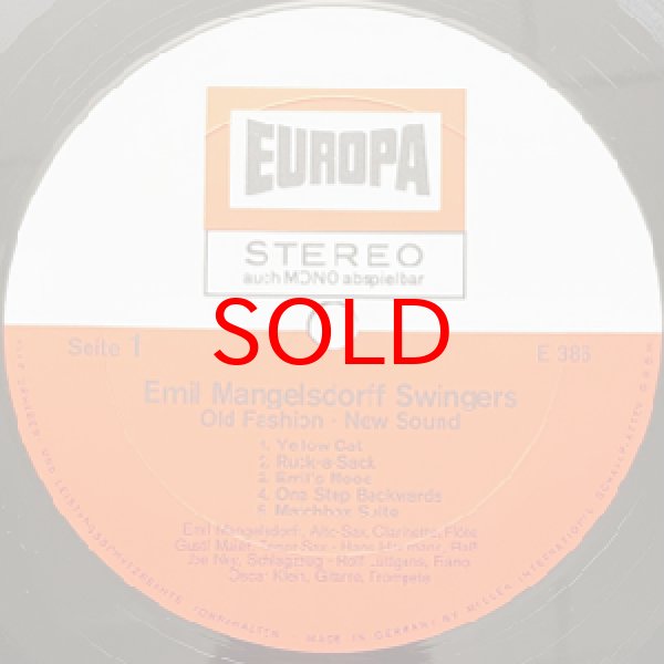 画像2: EMIL MANGELSDORFF SWINGERS -  OLD FASHION NEW SOUND (2)