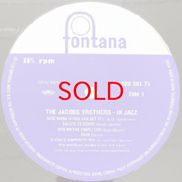 画像2: PIM AND RUUD JACOBS -  THE JACOBS BROTHERS IN JAZZ (2)