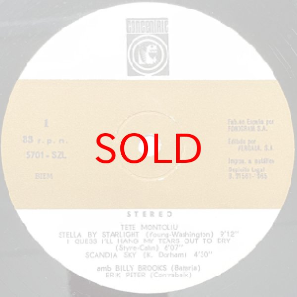 画像2: TETE MONTOLIU -  A TOT JAZZ (2)