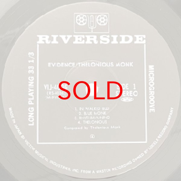画像2: THELONIOUS MONK -  EVIDENCE (2)