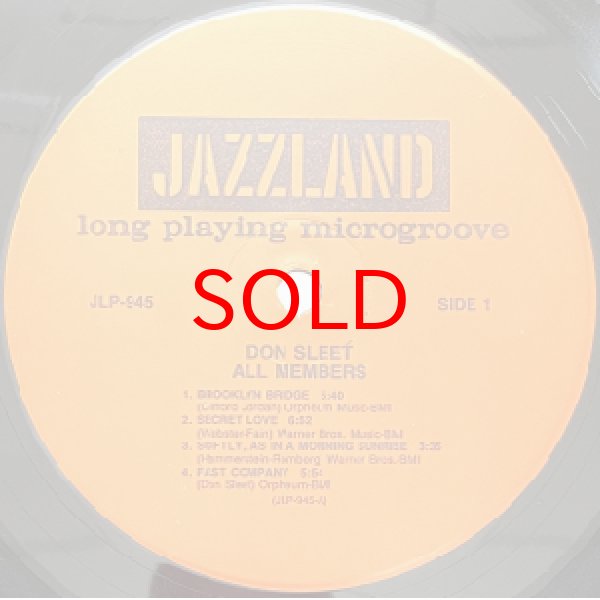 画像2: DON SLEET QUINTET -  ALL MEMBERS (2)
