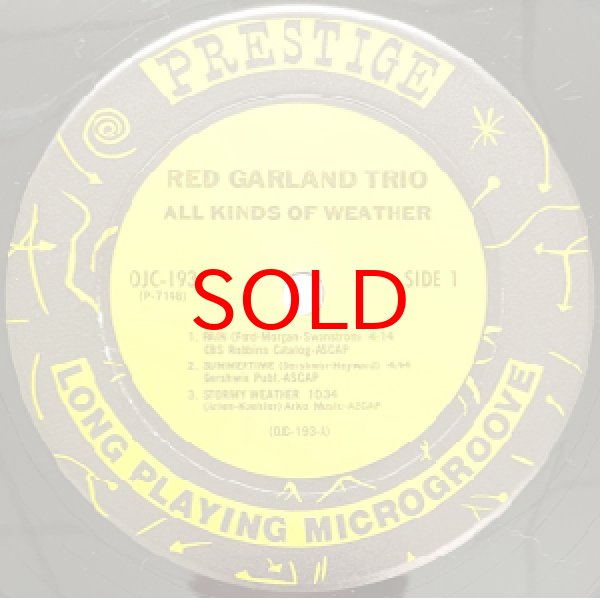 画像2: RED GARLAND TRIO -  ALL KINDS OF WEATHER (2)