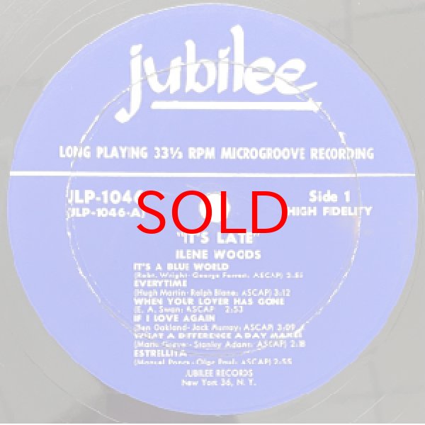 画像2: ILENE WOODS -  IT'S LATE (2)