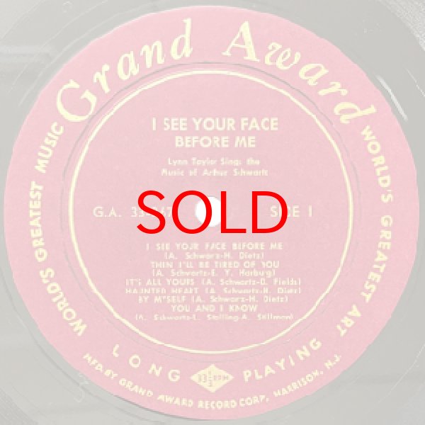 画像2: LYNN TAYLOR -  I SEE YOUR FACE BEFORE ME (2)