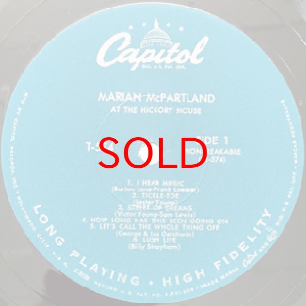 画像2: MARIAN McPARTLAND -  AT THE HICKORY HOUSE (2)