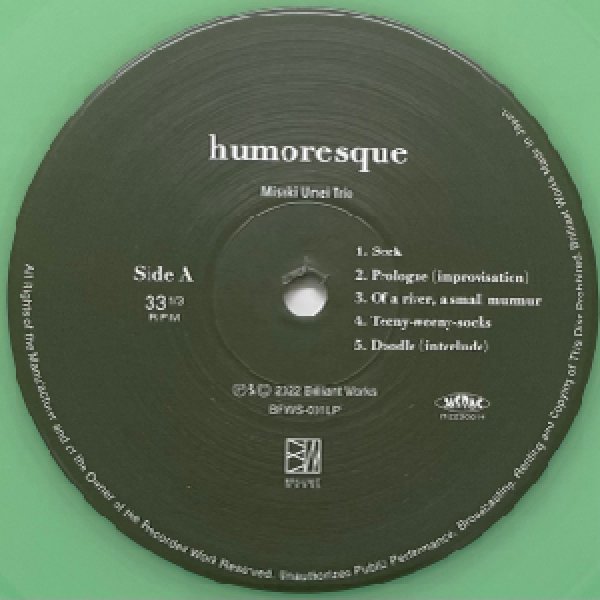 画像2: MISAKI UMEI TRIO -  HUMORESQUE (2)