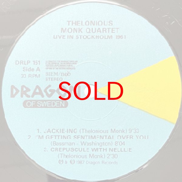 画像2: THELONIOUS MONK -  LIVE IN STOCKHOLM 1961 (2)