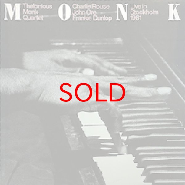 画像1: THELONIOUS MONK -  LIVE IN STOCKHOLM 1961 (1)