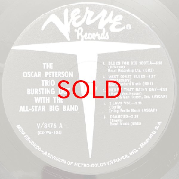 画像2: OSCAR PETERSON TRIO  WITH THE ALL STAR BIG BAND !  BURSTING OUT  (2)