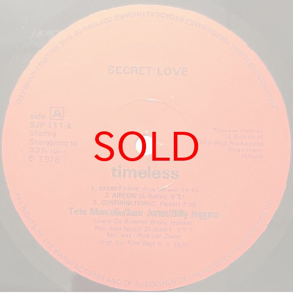 画像2: TETE MONTOLIU TRIO -  SECRET LOVE (2)