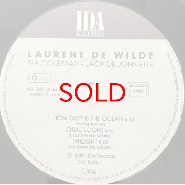 画像2: LAURENT DE WILDE -  ODD AND BLUE (2)