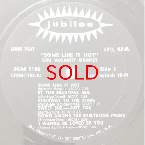 画像2: LOU McGARITY QUINTET -  SOME LIKE IT HOT (2)