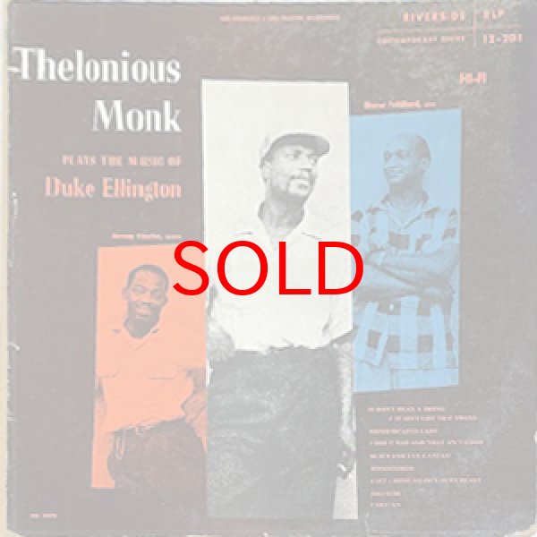 画像1: THELONIOUS MONK -  PLAYS THE MUSIC OF DUKE ELLINGTON (1)