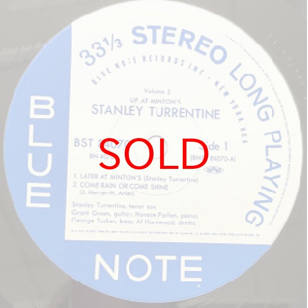 画像2: STANLEY TURRENTINE -  UP AT MINTON'S VOL.2 (2)