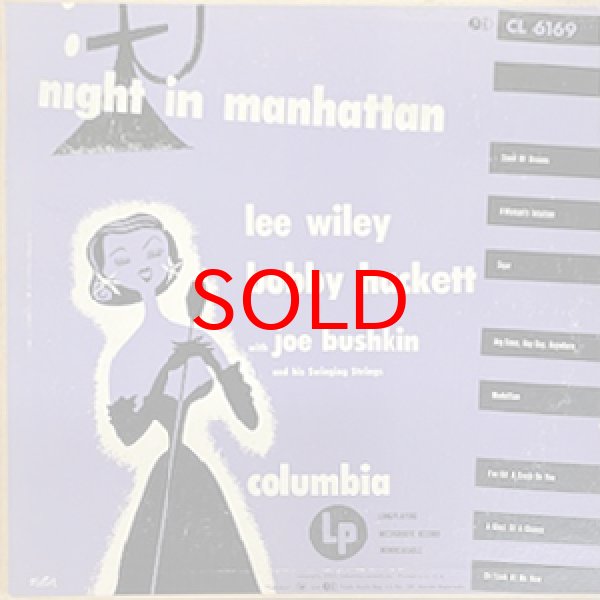 画像1: LEE WILEY / BOBBY HACKETT -  NIGHT IN MANHATTAN 【10INCH】 (1)