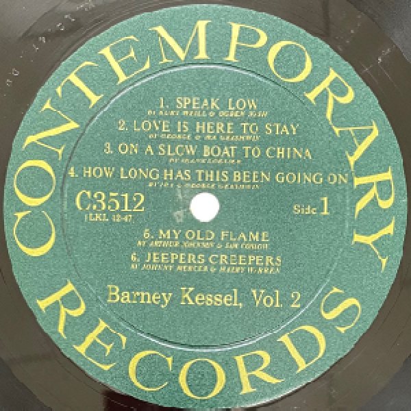 画像2: BARNEY KESSEL -  BARNEY KESSEL PLAY STANDARDS (2)