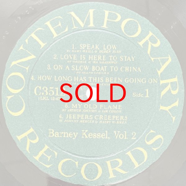 画像2: BARNEY KESSEL -  BARNEY KESSEL PLAY STANDARDS (2)