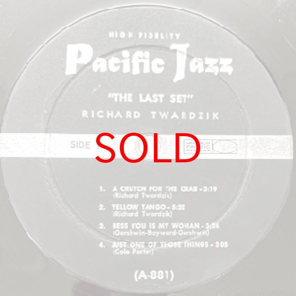 画像2: RICHARD TWARDZIK -  THE LAST SET (2)
