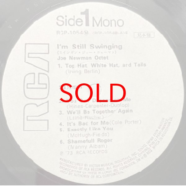 画像2: JOE NEWMAN OCTET -  I'M STILL SWINGING (2)