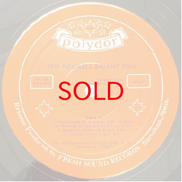 画像2: RONNELL BRIGHT TRIO -  S / T (2)
