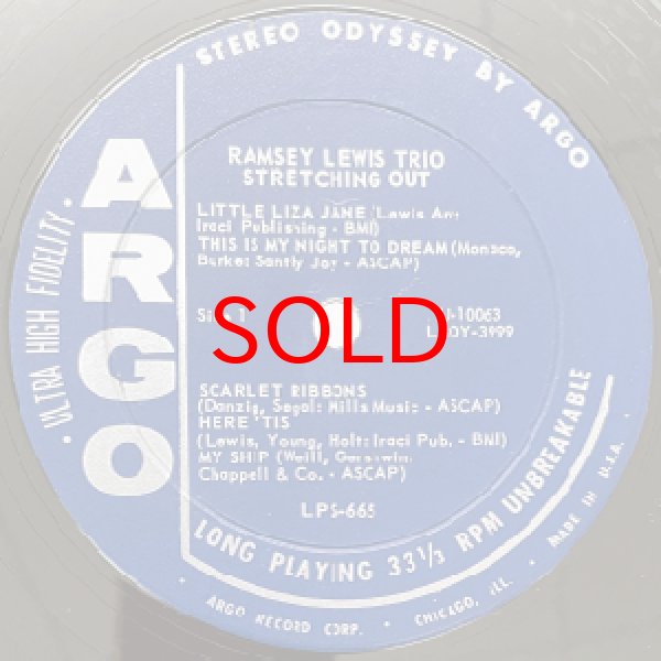 画像2: RAMSEY LEWIS TRIO -  STRETCHING OUT (2)