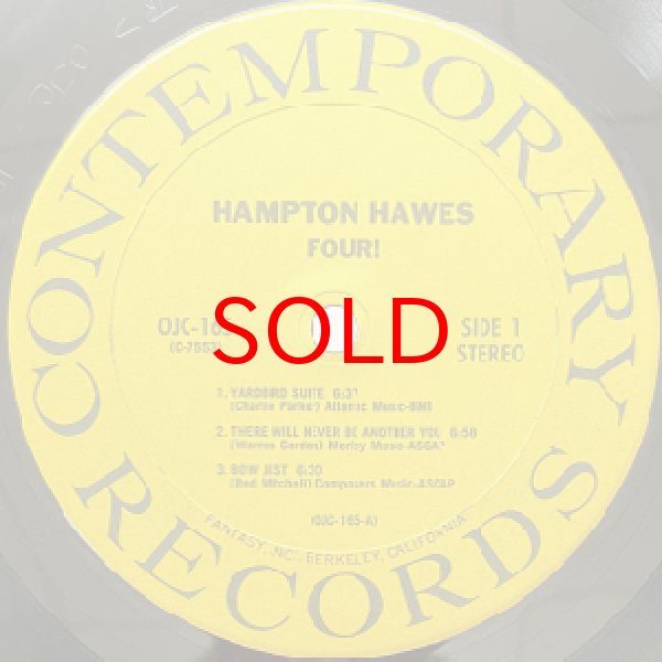 画像2: HAMPTON HAWES -  FOUR ! (2)