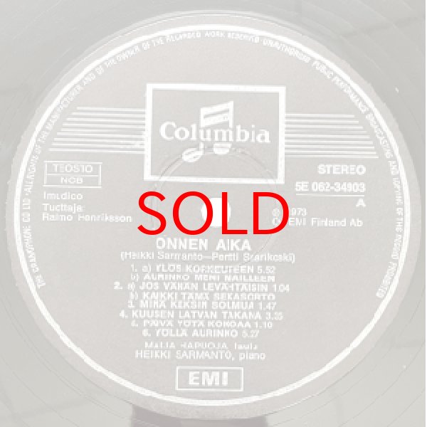 画像2: MAIJA HAPUOJA / HEIKKI SARMANTO -  ONNEN AIKA (2)