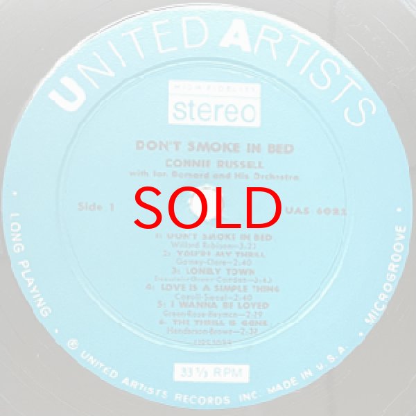 画像2: CONNIE RUSSELL -  DON'T SMOKE IN BED (2)