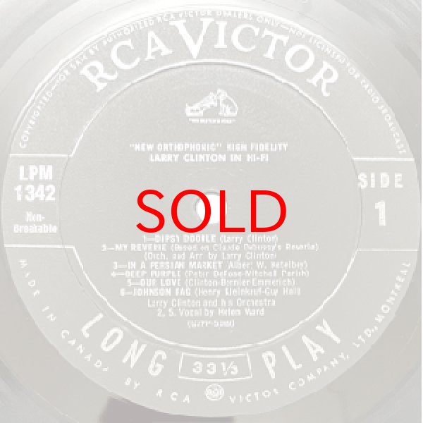 画像2: LARRY CLINTON / HELEN WARD -  LARRY CLINTON IN HI FI (2)