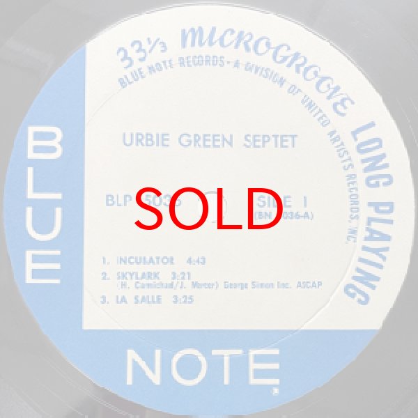 画像2: URBIE GREEN SEPTET -  S / T 【10inch】 (2)