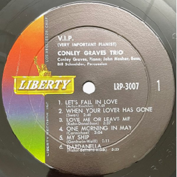 画像2: CONLEY GRAVES TRIO -  V.I.P ( VERY IMPORTANT PIANIST ) (2)