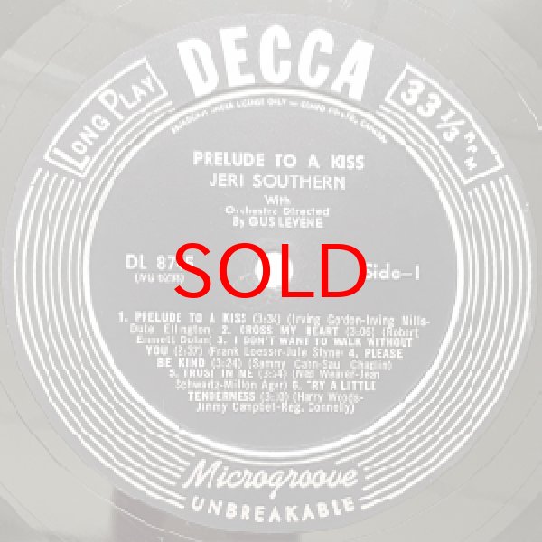 画像2: JERI SOUTHERN -  PRELUDE TO A KISS (2)