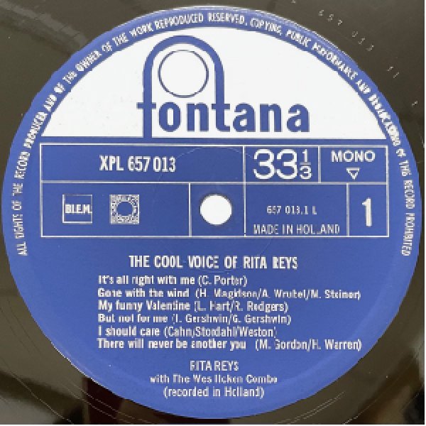 画像2: RITA REYS -  THE COOL VOICE OF RITA REYS (2)