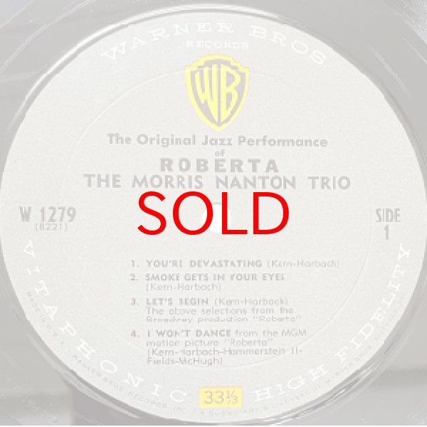 画像2: MORRIS NANTON TRIO -  ROBERTA (2)