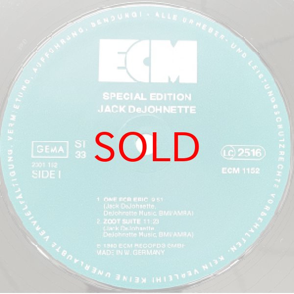 画像2: JACK DEJOHNETTE -  JACK DEJOHNETTE SPECIAL EDITION (2)