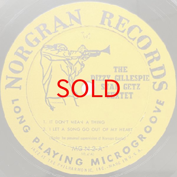 画像2: DIZZY GILLESPIE / STAN GETZ -  DIZZY GILLESPIE - STAN GETZ SEXTET 【10INCH】 (2)