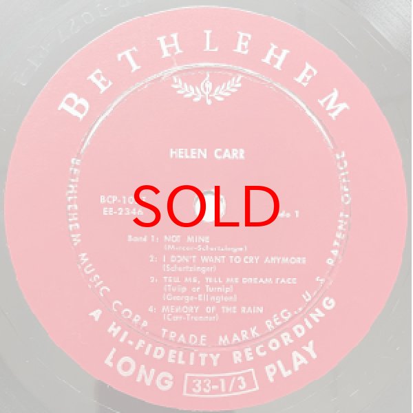 画像2: HELEN CARR -  DOWN IN THE DEPTHS ON THE 90TH FLOOR 【10INCH】 (2)