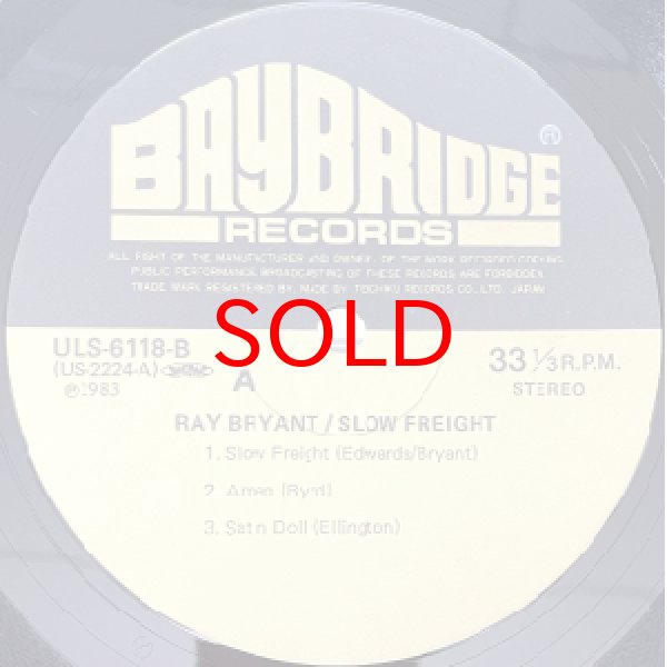 画像2: RAY BRYANT -  SLOW FREIGHT (2)