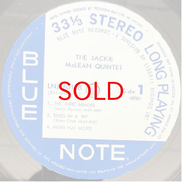 画像2: JACKIE McLEAN -  THE JACKIE McLEAN QUINTET (2)