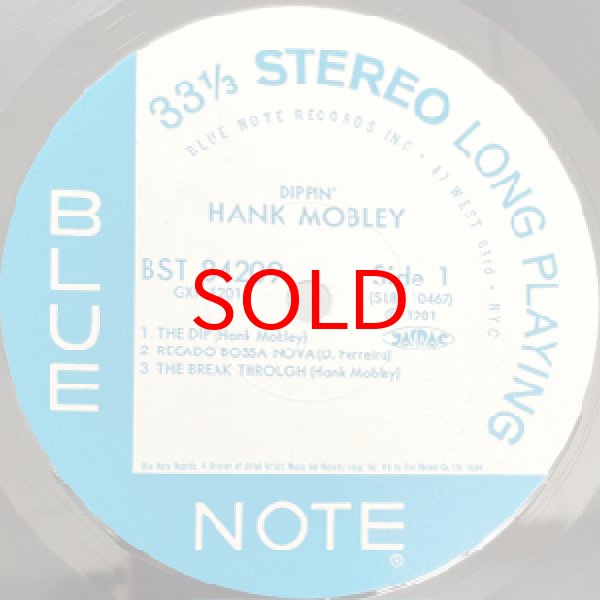 hank mobley/dippin BLUE NOTE名盤 HANK MOBLEY / Dippin' (LP) / Blue Note | WAXPEND RECORDS