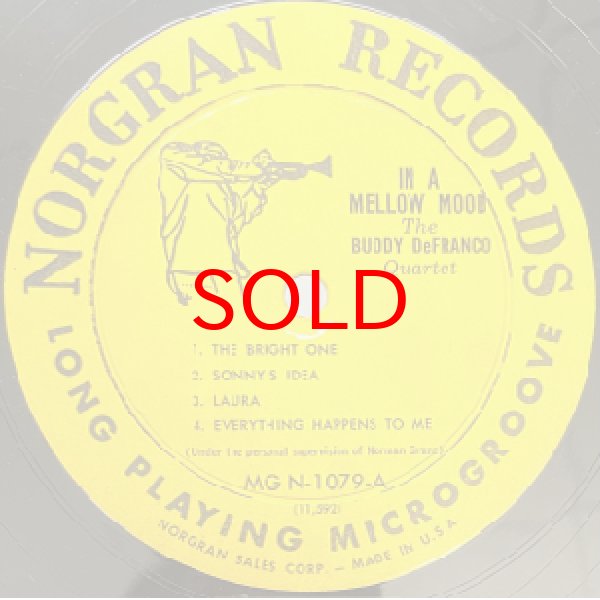 画像2: BUDDY DE FRANCO QUARTET -  IN A MELLOW MOOD (2)